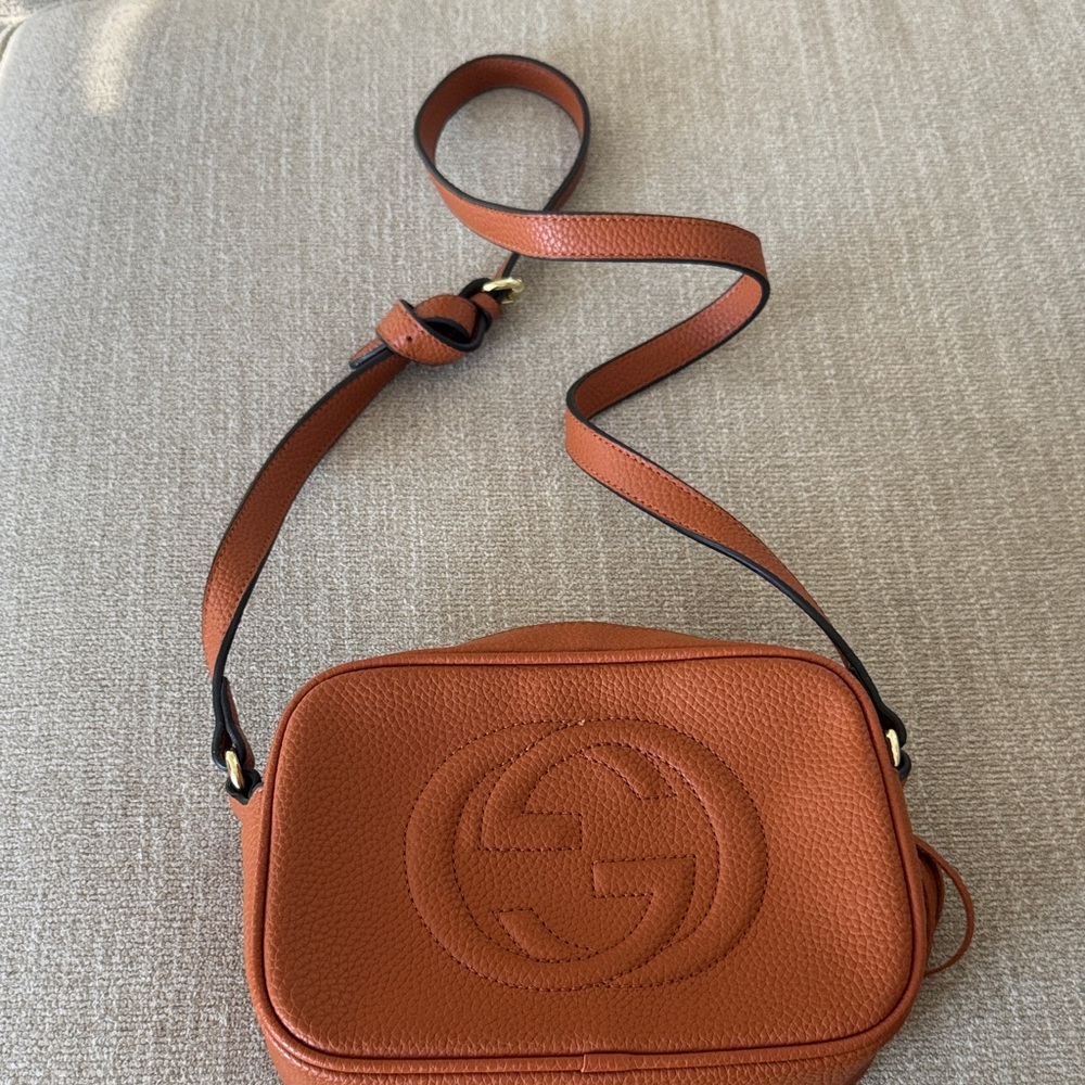 Tan Leather Crossbody Bag